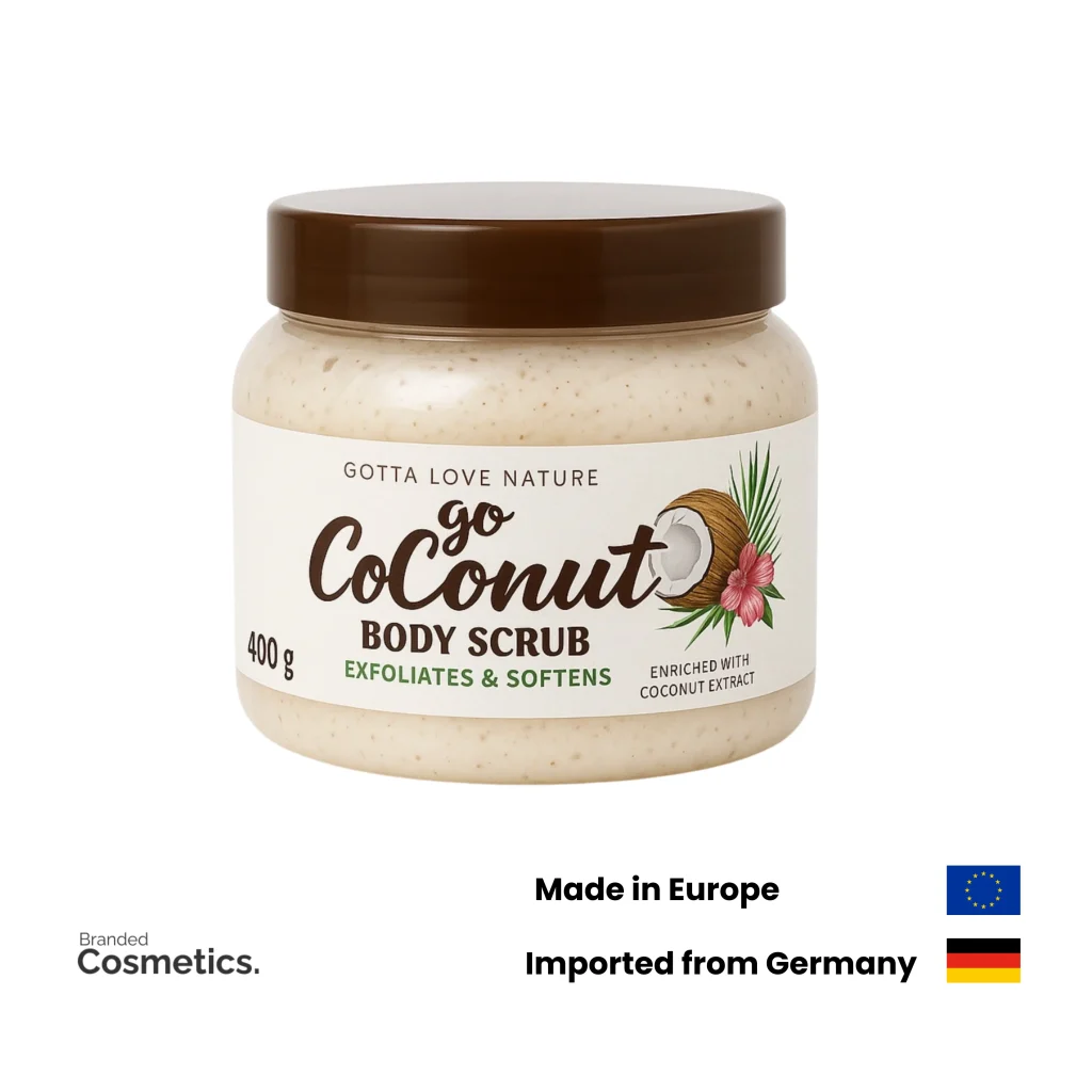 GO COCONUT BODY SCRUB EXFOLIATES ET SOFTENS 400G