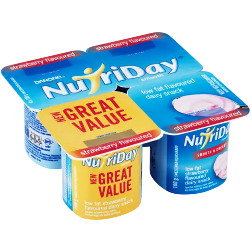 DANONE TROPICAL FRUIT FLAVOURED DAIRY SNACK 4X125G