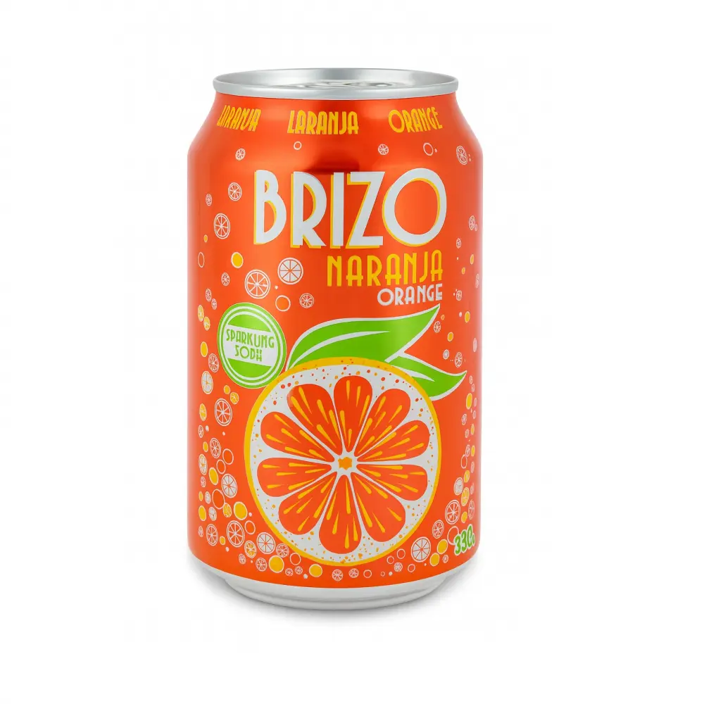 BRIZO NARANJA SPARKLING SODA 33CL