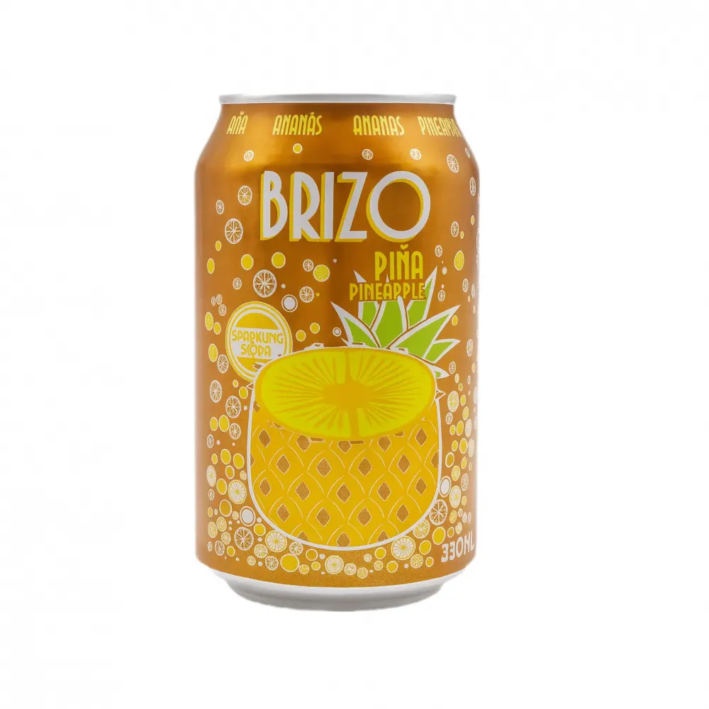 BRIZO PINAPPLE SPARKLING SODA 33CL