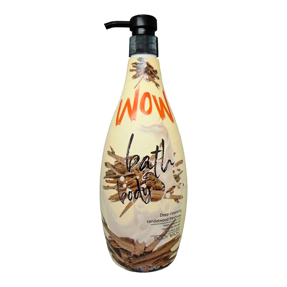 WOW BATH BODY DEEP CLEANSING SANDALWOOD FRESHNESS BODY WASH 1000ML
