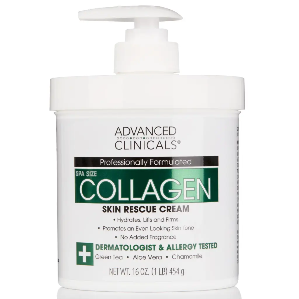 ADVANCED CLINICALS COLLAGEN SKIN RESCUE CREAM 454G
