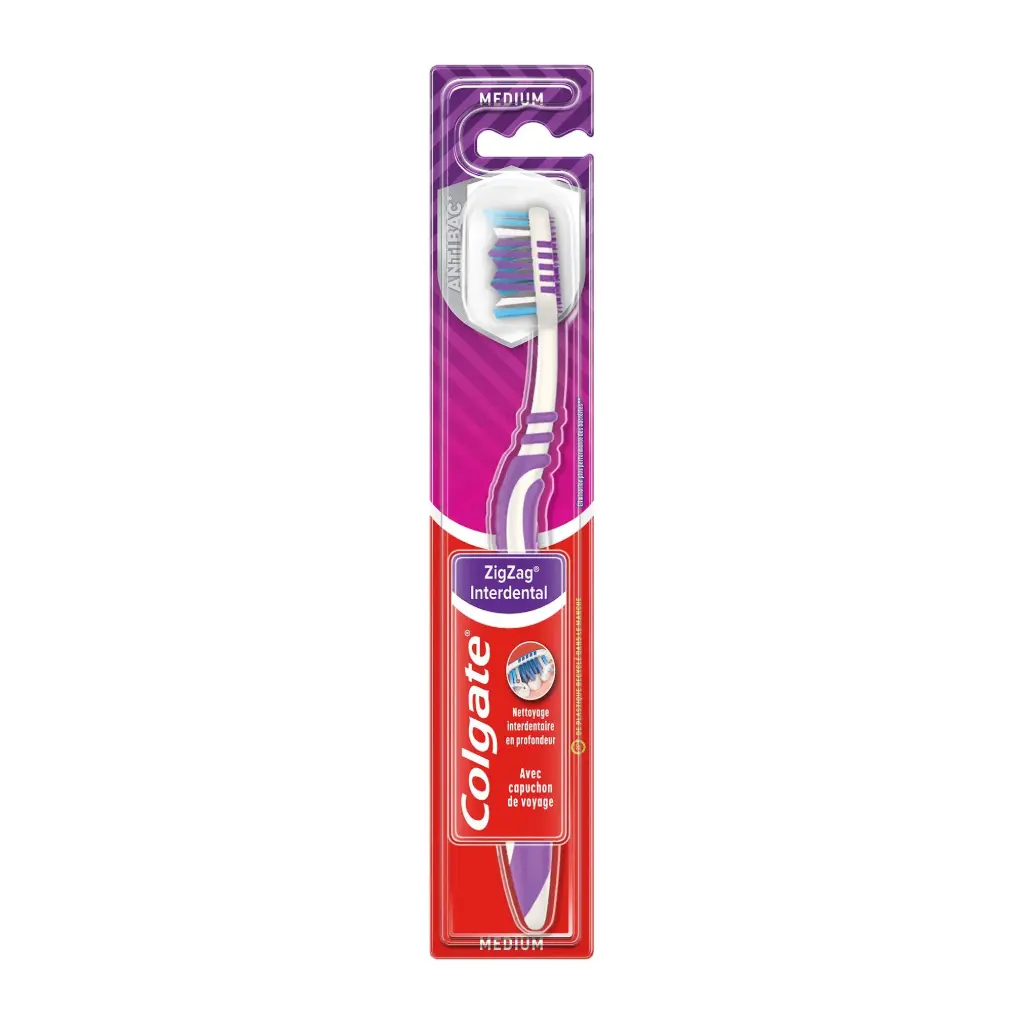 COLGATE MEDIUM ZIG ZAG BROCHE 
