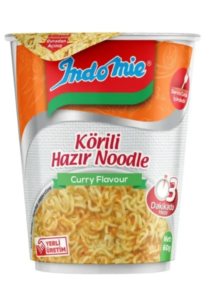 INDOMIE HAZIR NOODLE COULEUR ORANGE 60G