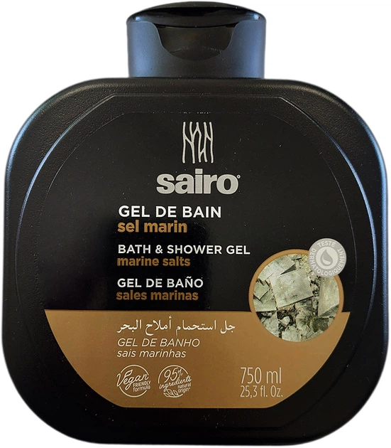 SAIRO GEL DE BAIN SEL MARIN SENSATION 750ML