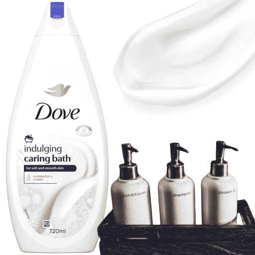 DOVE INDULGING CARING BATH FOR SOFT AND SMOOTH SKIN BODY WASH 720ML