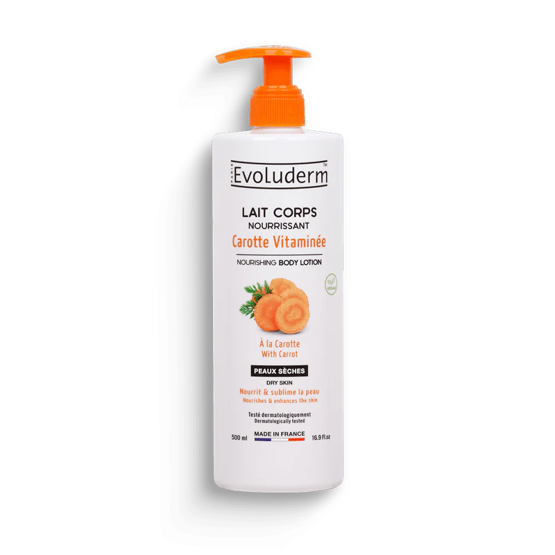 EVOLUDERM LAIT CORPS NOURRISSANT CAROTTE VITAMINEE BODY LOTION 1000ML
