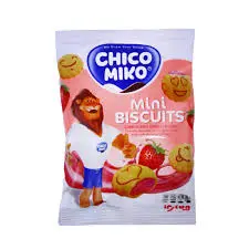 CHICO MIKO MINI BISCUITS FRAISE 25GR