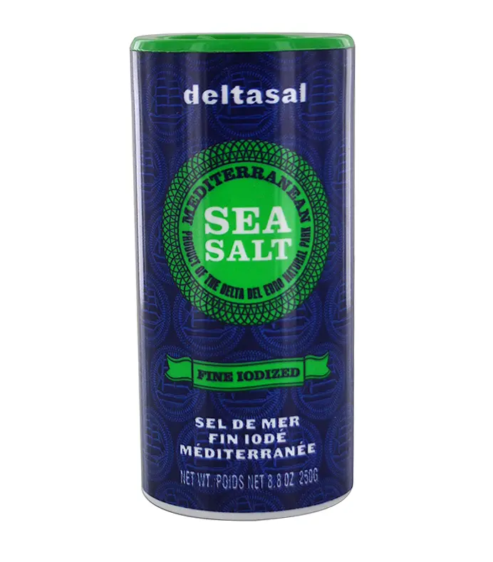 DELTASAL SEA SALT SEL DE MER FIN IODE MEDITERRANEE 250G
