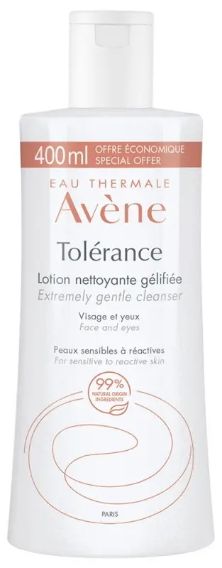 AVENE EAU THERMALE TOLERANCE LOTION NETTOYANTE GELIFIEE 400ML