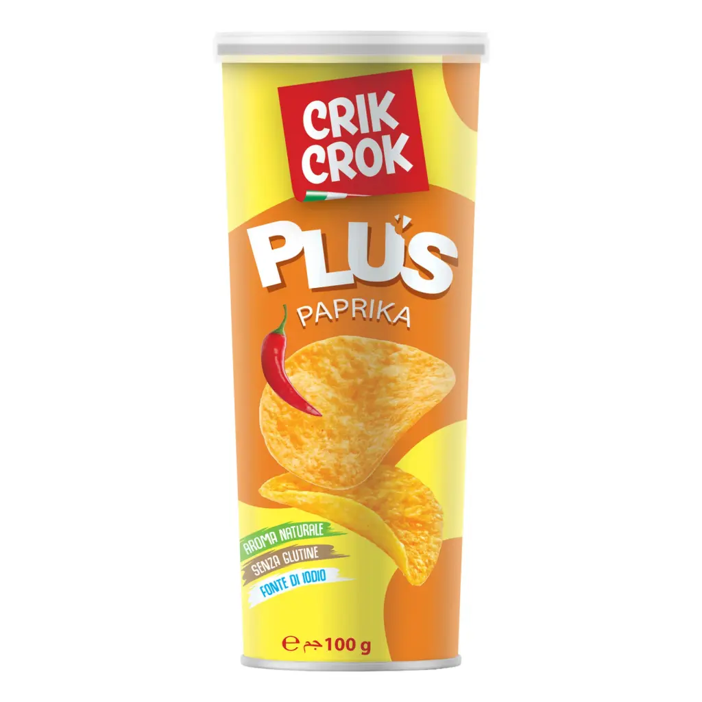 CRIK CROK PLUS PAPRIKA CHIPS 100G