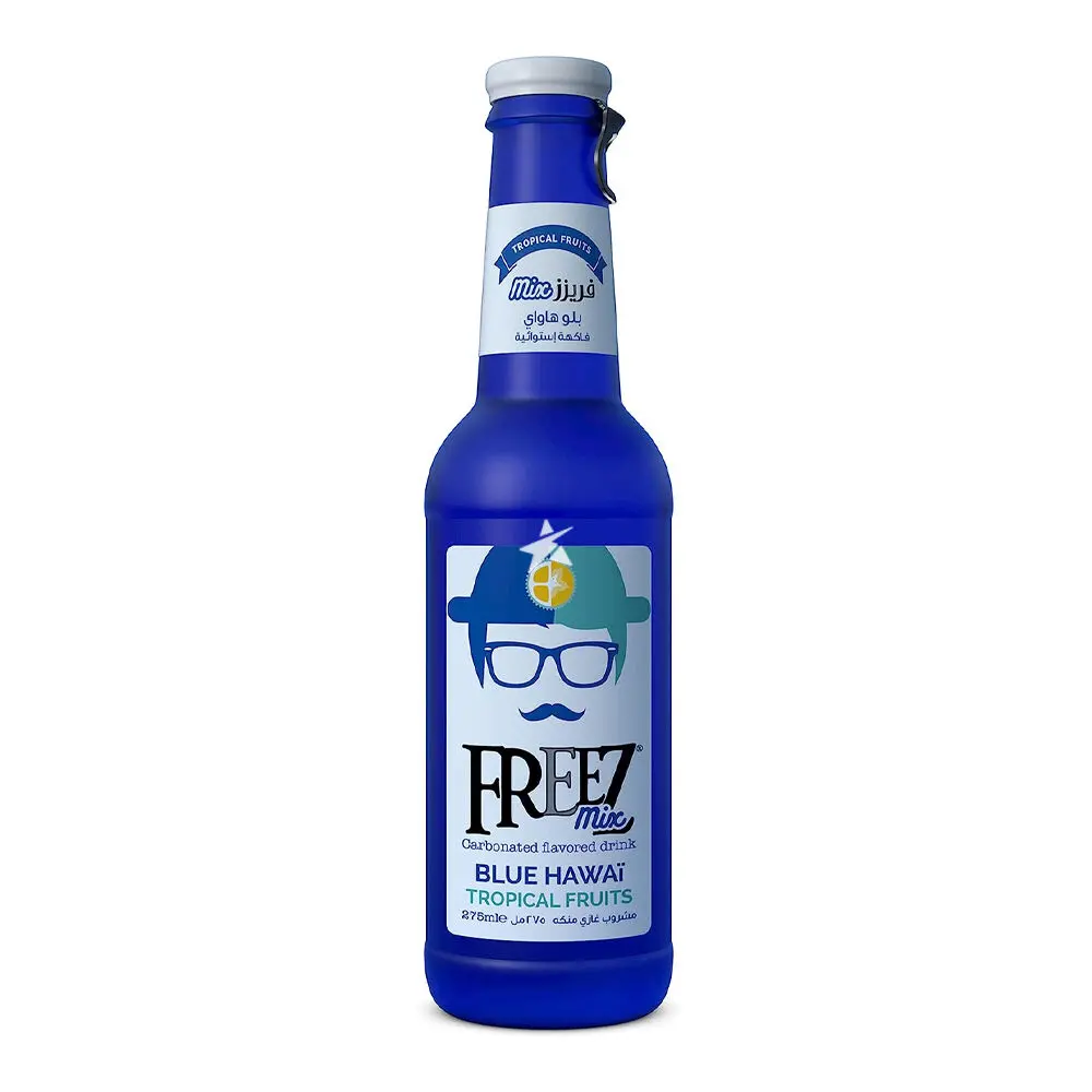 FREEZ MIX CARBONATED FLAVOURED DRINK  BLUE HAWAI TROPICAL FRUITS 275ML