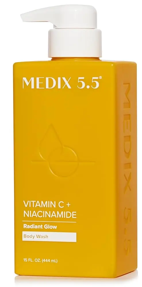 MEDIX 5.5 VITAMIN C + NIACINAMIDE RADIANT GLOW BODY WASH 444ML