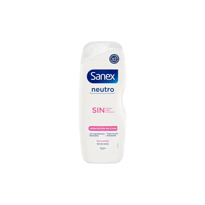 GEL SANEX ZERO% HIDRATACION DELICADA 600ML
