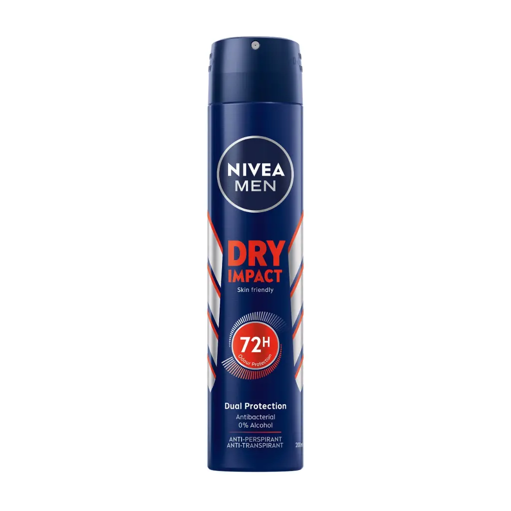 NIVEA MEN DRY IMPACT 72H ANTI-TRANSPIRANT 200ML
