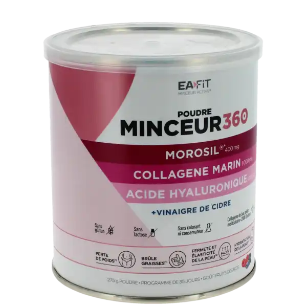 EAFIT POUDRE MINCEUR 360 MROSIL COLLAGENE MARIN ACIDE HYALURONIQUE 275G