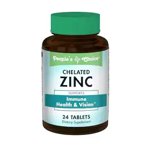 CHELATED ZINC IMMUNE HEALTH ET VISION 24 TABLETS