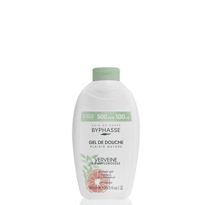 BYPHASSE GEL DE DOUCHE VERVEINE ET PAMPLEMOUSSE 600ML