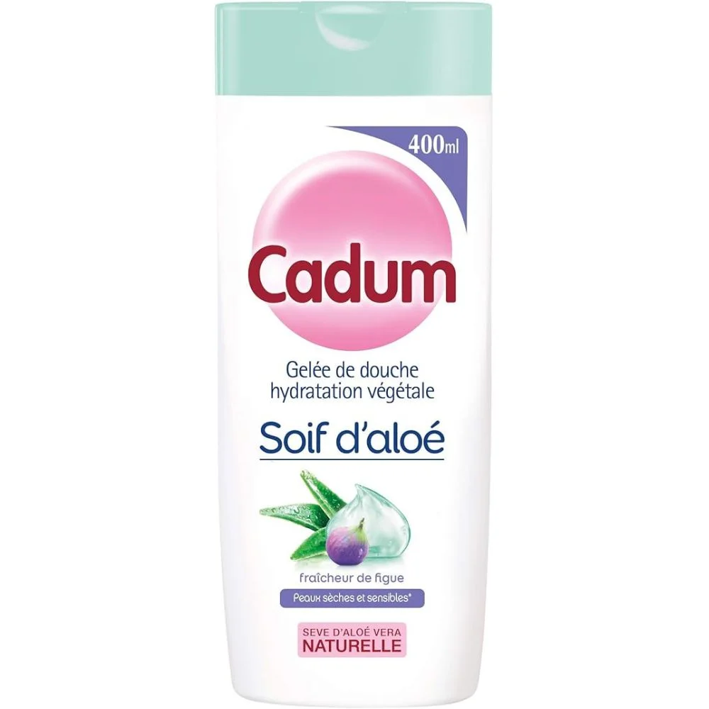 CADUM GELEE DE DOUCHE HYDRATATION VEGETALE SOIF D'aloe 400ml