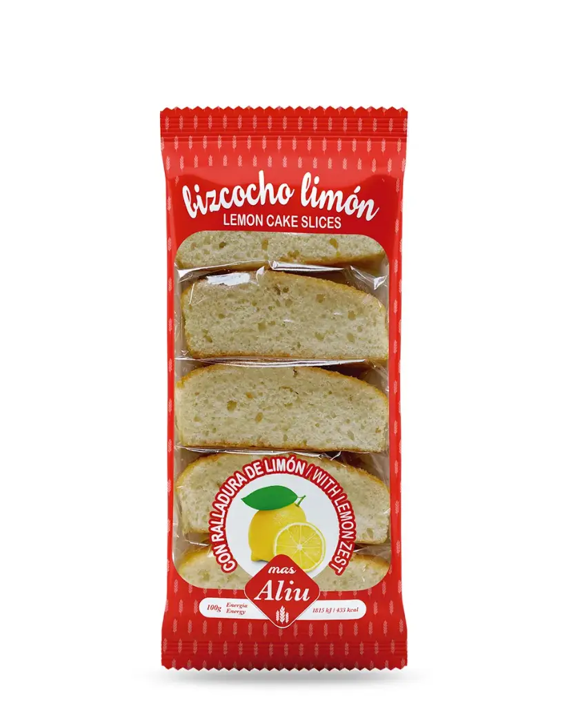 BIZCOCHO LIMON LEMON CAKE SLICES 125G