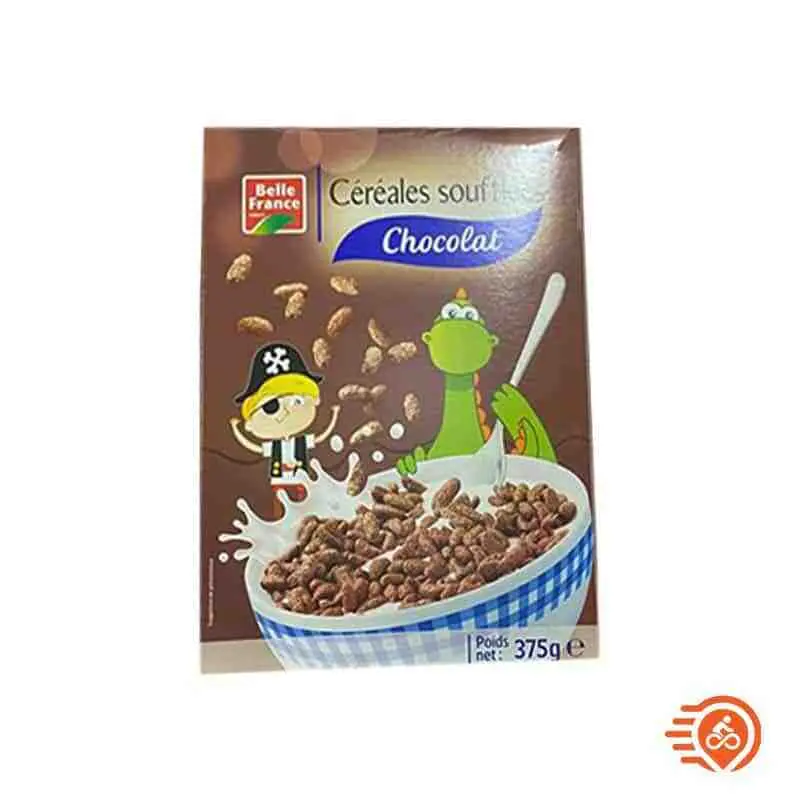 BELLE FRANCE CEREALES SOUFFLEES CHOCOLAT 375G
