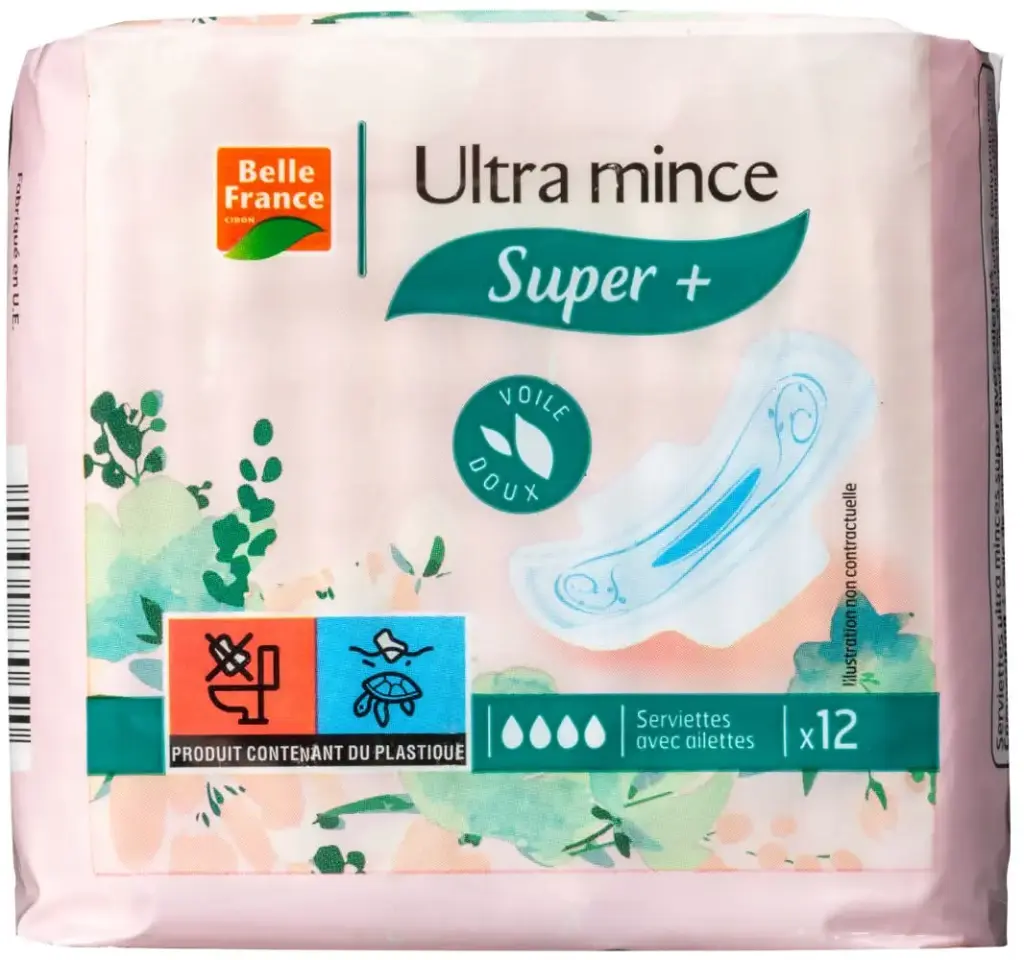 BELLE FRANCE ULTRA MINCE SUPER+ ×12