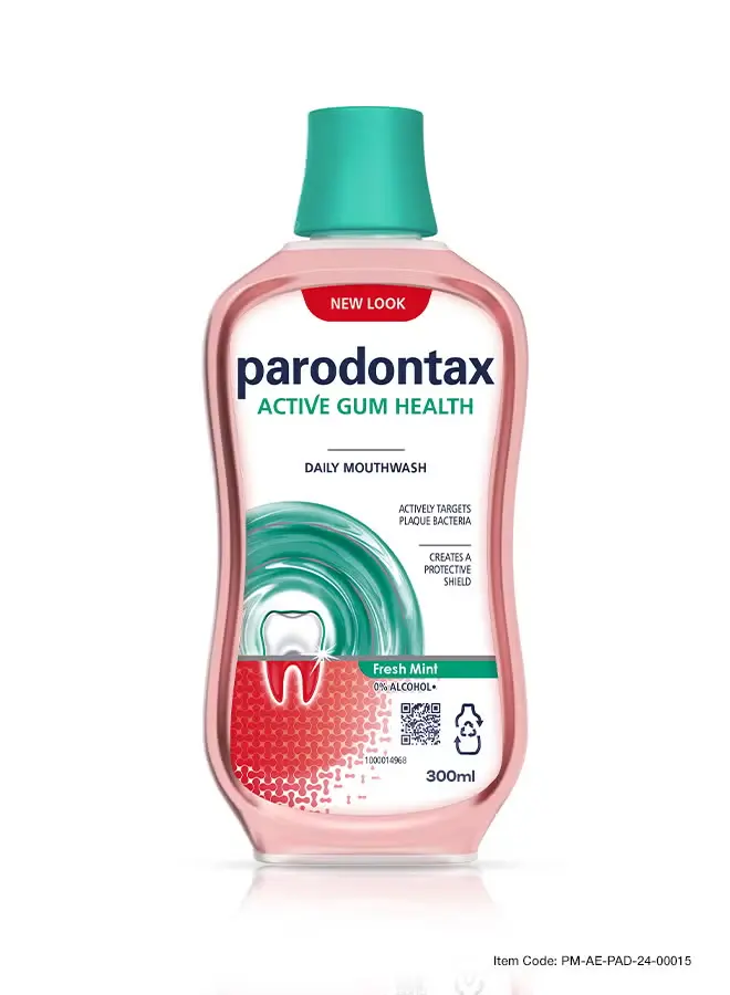 PARODONTAX ACTIVE GUM HEALTH DAILY MOUTHWASH FRESH MINT 300ML