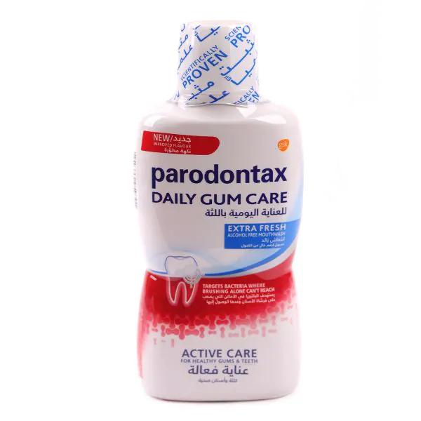 PARODONTAX ACTIVE GUM HEALTH DAILY MOUTHWASH EXTRA FRESH 500ML
