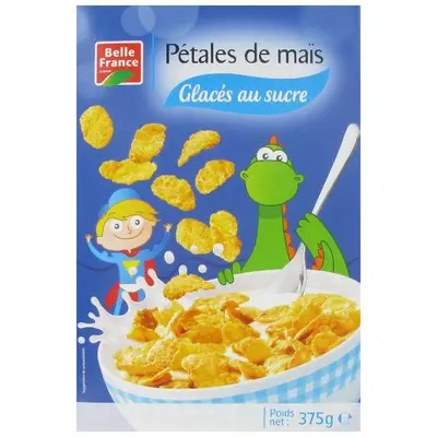 BELLE FRANCE PETALES DE MAIS GLACES AU SUCRE 375G
