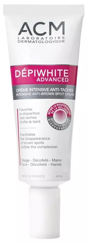 ACM DEPIWHITE ADVANCED CREME INTENSIVE ANTI-TACHES VISAGE 40ML