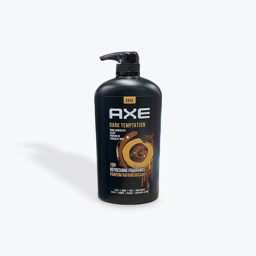 AXE DARK TEMPTATION PARFUM DE CHOCOLAT NOIR PARFUM RAFRAICHISSANT BODY WASH 1L 
