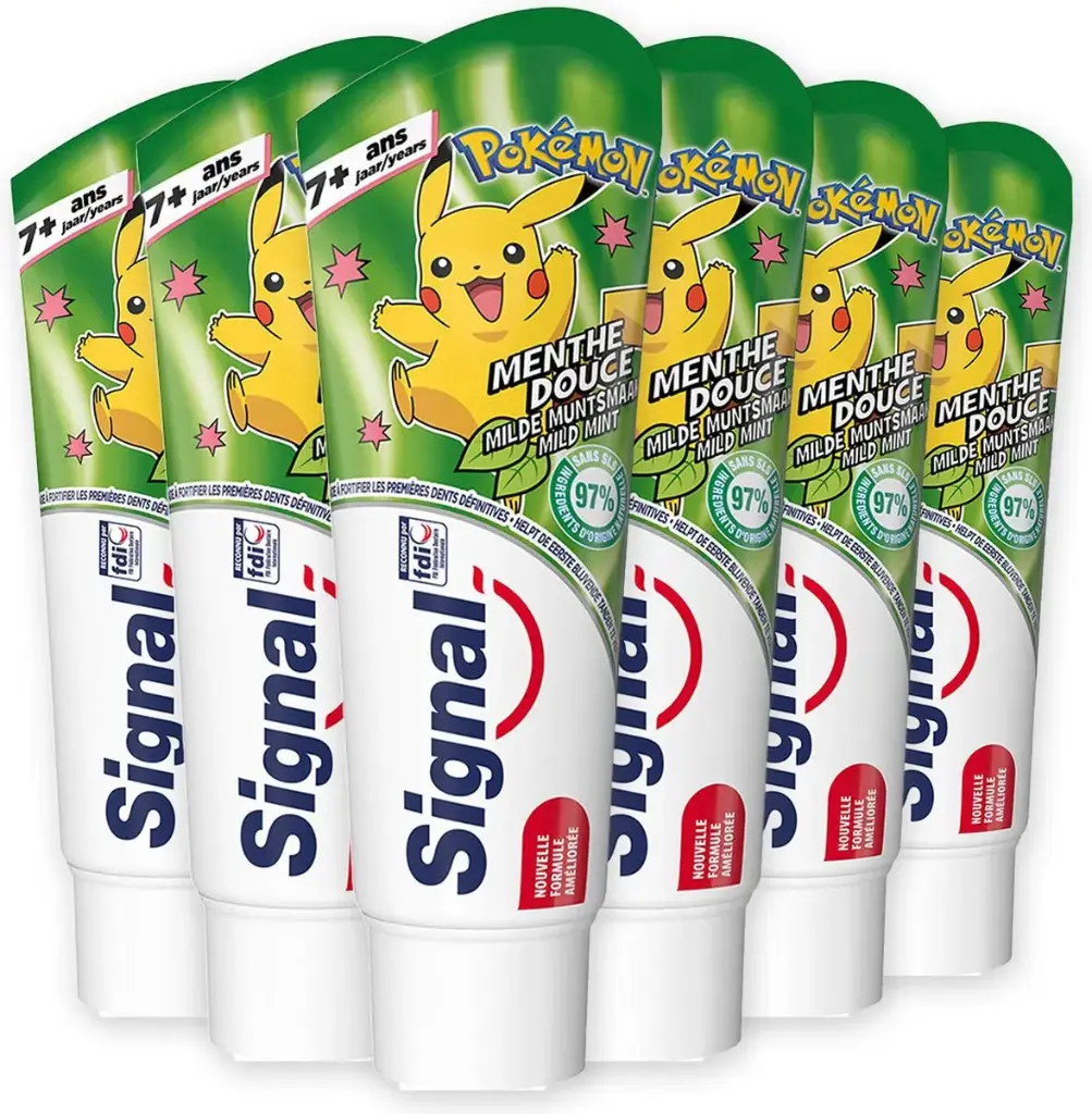 SIGNAL JUNIOR MILD MINT 6-13ANS 75ML