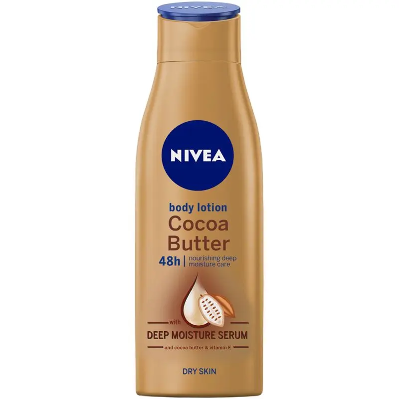 NIVEA BODY LOTION COCOA BUTTER 48H DEEP MOISTURE CARE 5IN1 COMPLETE CARE DRY SKIN 250ML