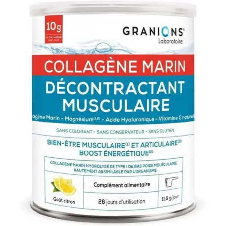 GRANIONS COLLAGENE MARIN DECONTRACTANT MUSCULAIRE TENDONS ET LIGAMENTS 300G