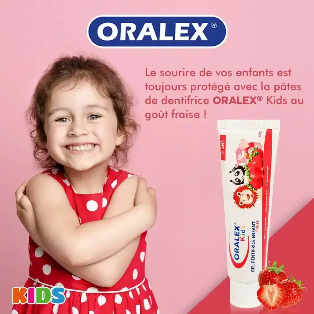 DENTALUX KIDS GOUT FRAISE MOINS DE 6ANS 100ML