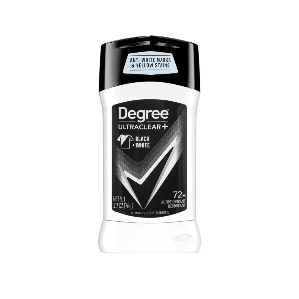 DEGREE ULTRACLEAR+ BLACK+WHITE ANTIPERSPIRANT DEODORANT 76G