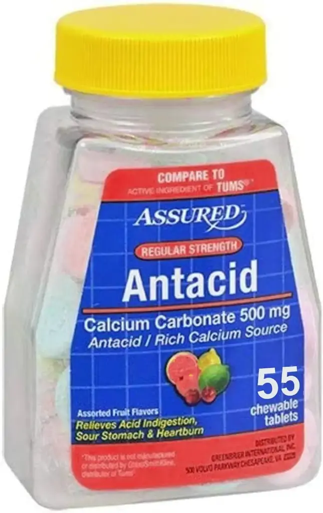 ANTACID CALCIUM CARBONATE 500MG 55TABLETS