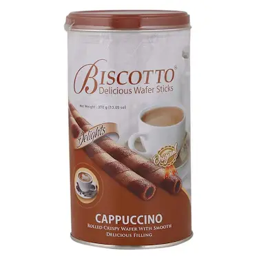 BISCOTTO DELICIOUS WAFER STICKS CHOCOLATE HAZELNUT 370G