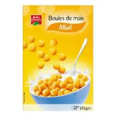 BELLE FRANCE BOULES DE MAIS AU MIEL 375G