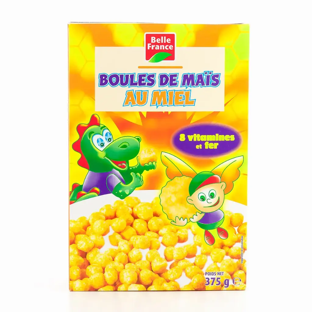 BOULES DE MAIS AU MIEL BF 375G