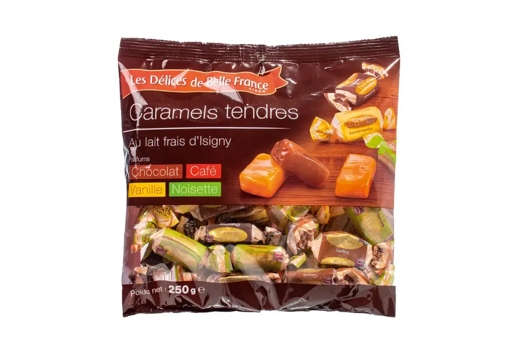 LES DELICES DE BELLE FRANCE CARAMELS TENDRES AU LAIT FRAIS D'ISIGNY 250G