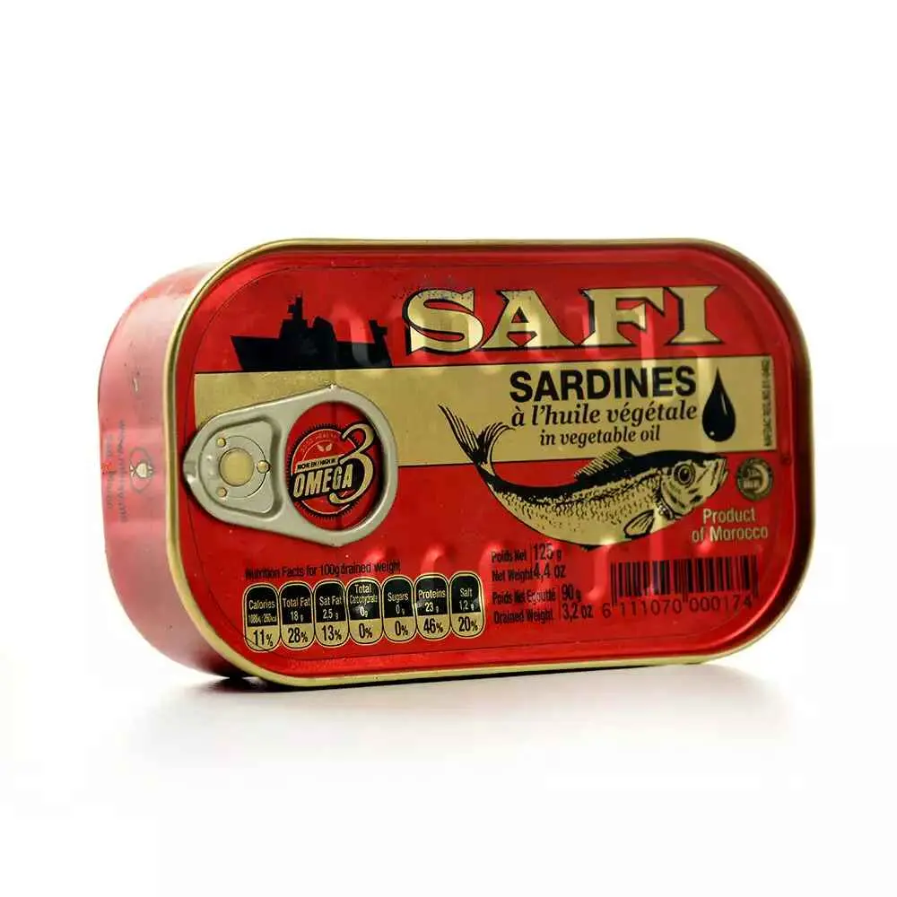 ASIA SARDINES A L'HUILE VEGETALE 125G