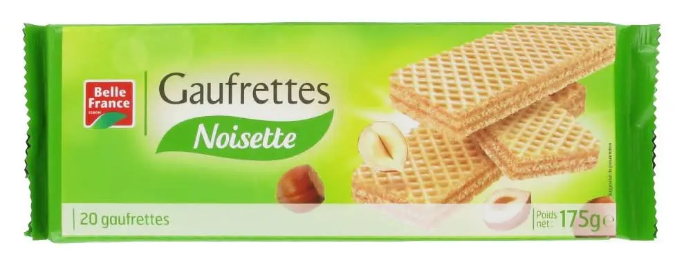 BELLE FRANCE GAUFRETTES NOISETTE 175G