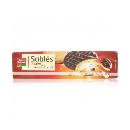 SABLES NAPPES CHOCOLAT NOIR BF 195G