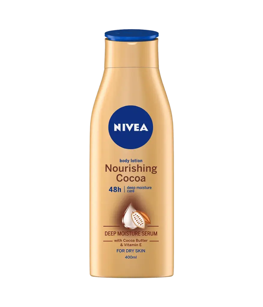 NIVEA BODY LOTION COCOA BUTTER 48H DEEP MOISTURE SERUM DRY SKIN 400ML