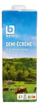 BONI DEMI-ECREME D'ARDENNE BELGE 1L
