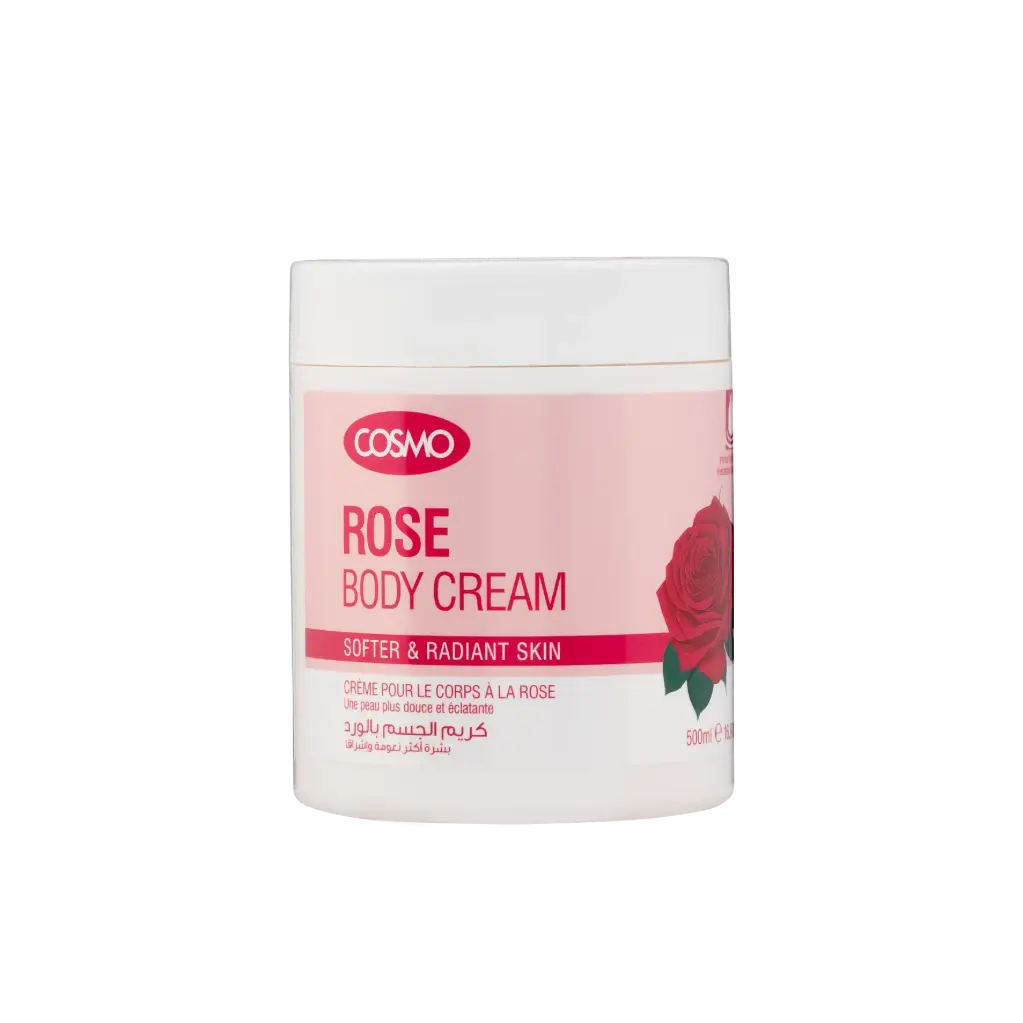 COSMO ROSE BODY CREAM SOFTER ET RADIANT SKIN 500ML