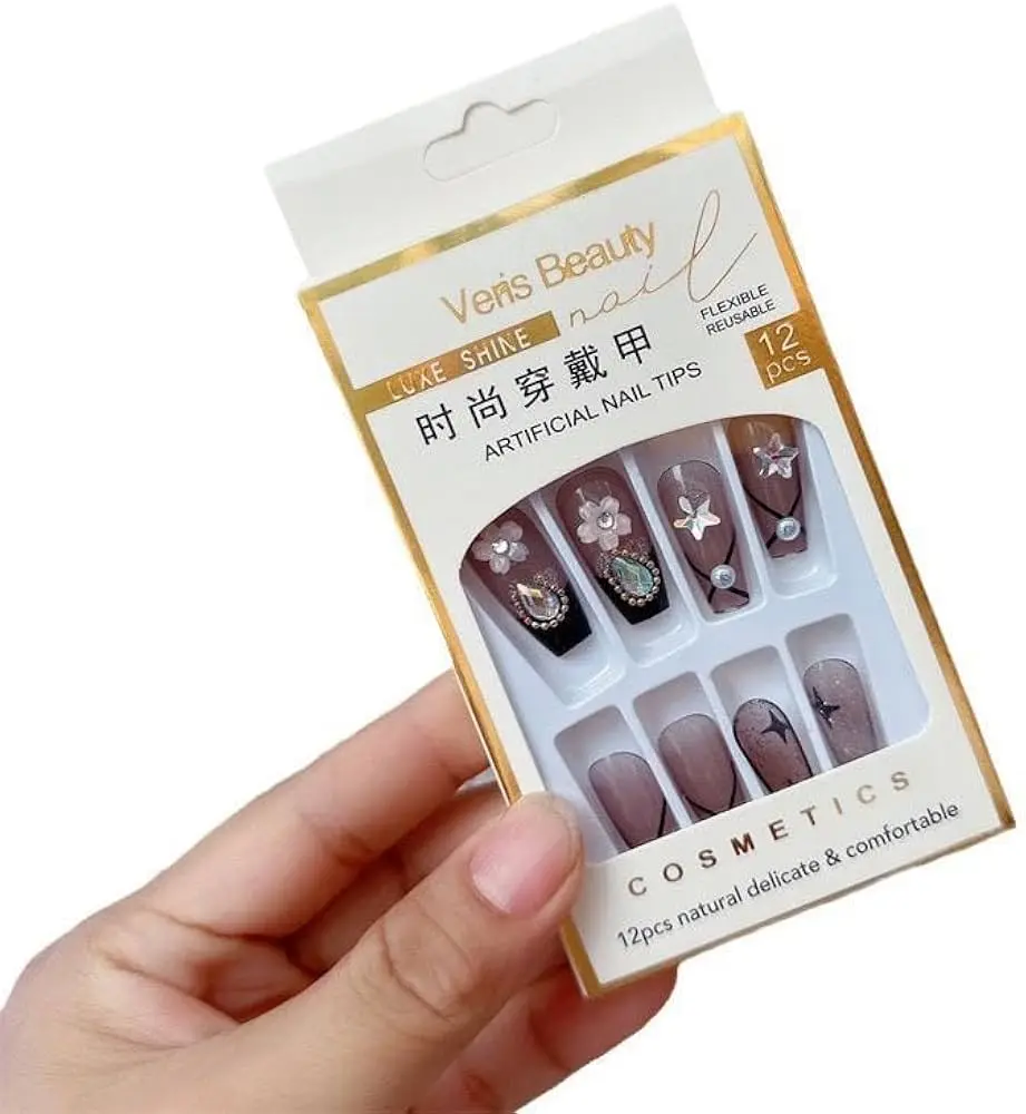 COSMETICS BEAUTIFUL LIFE LUXE FINISH NAIL FAUX ONGLES 12PCS