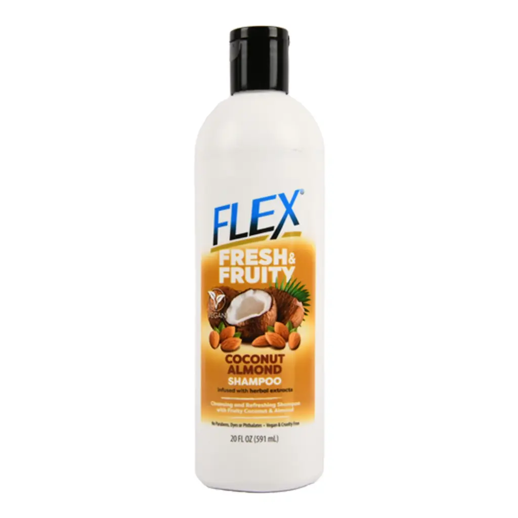 FLEX FRESH ET FRUITY COCONUT ALMOND SHAMPOO 591ML
