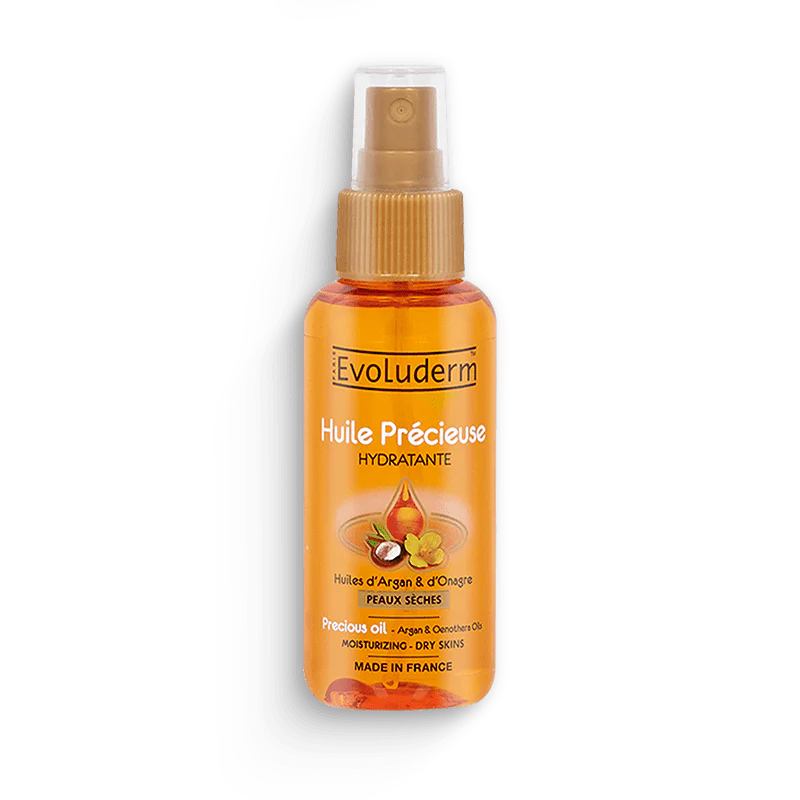 EVOLUDERM HUILE PRECIEUSE SUBLIMATRICE HUILES D'ARGAN ET D'ONAGRE 100ML